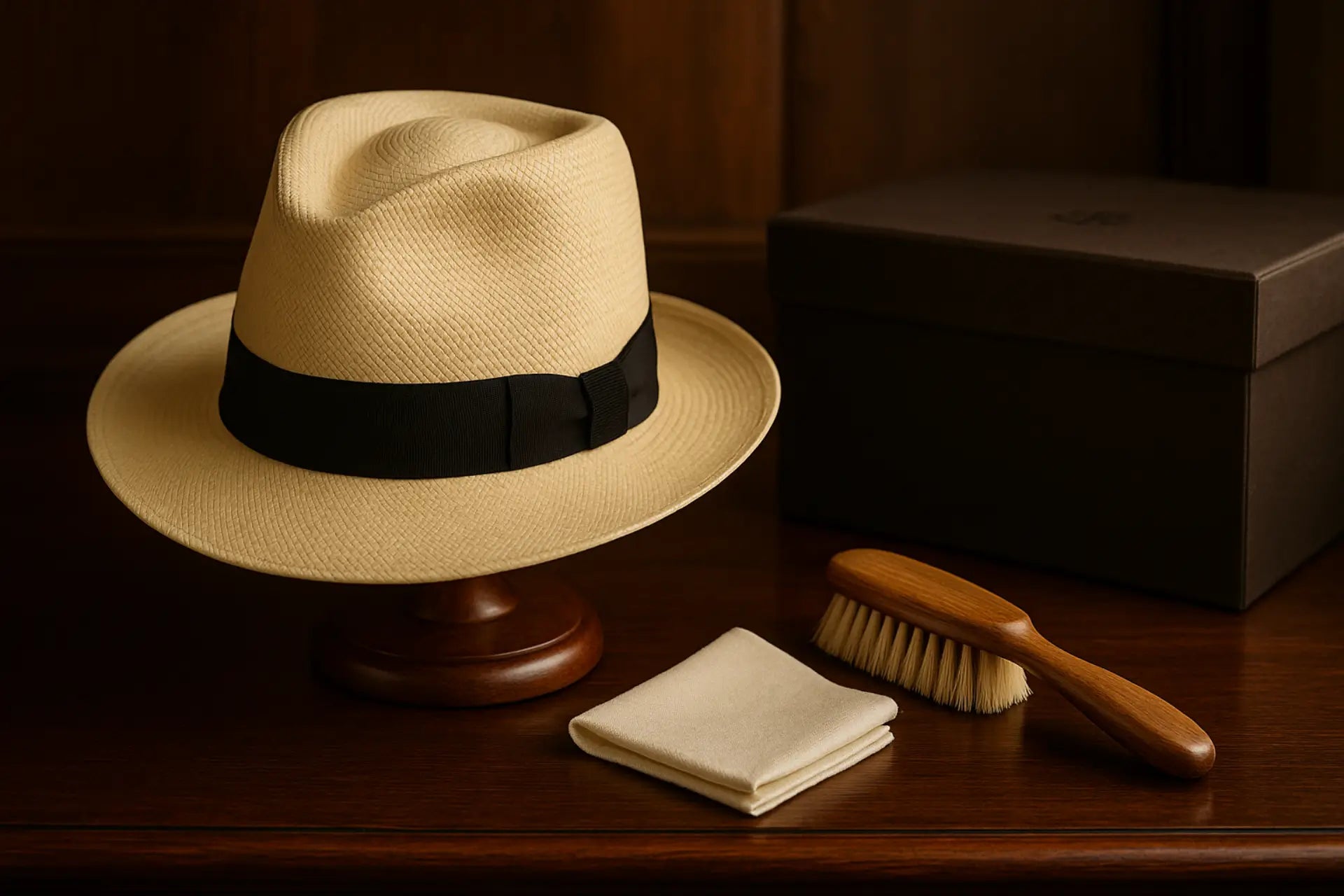 Cura e manutenzione cappello Panama pulizia conservazione spazzola professionale durata anni