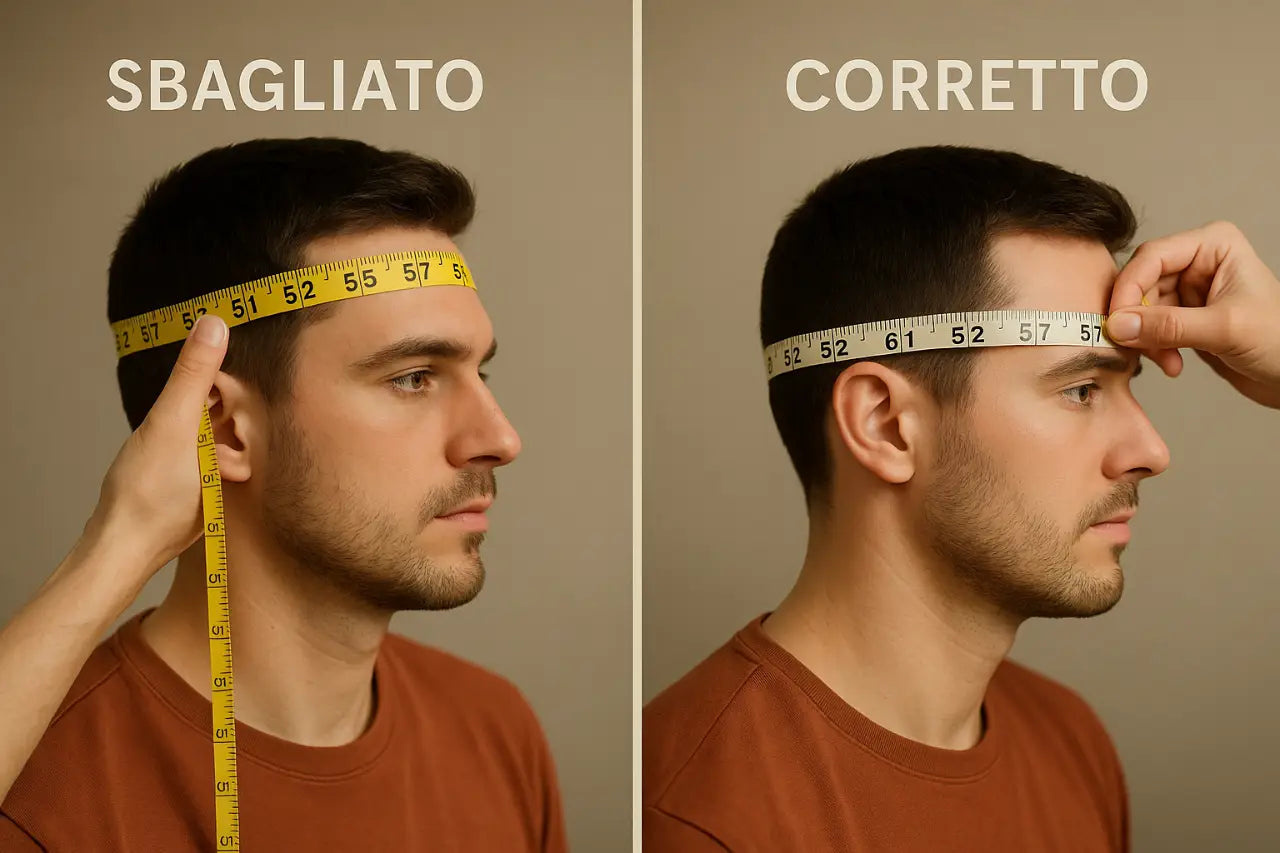 Dimostrazione errori misurazione cappello cosa evitare guida