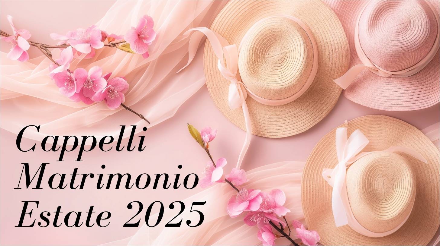 Cappelli matrimonio estate 2025 eleganti cerimonia donna