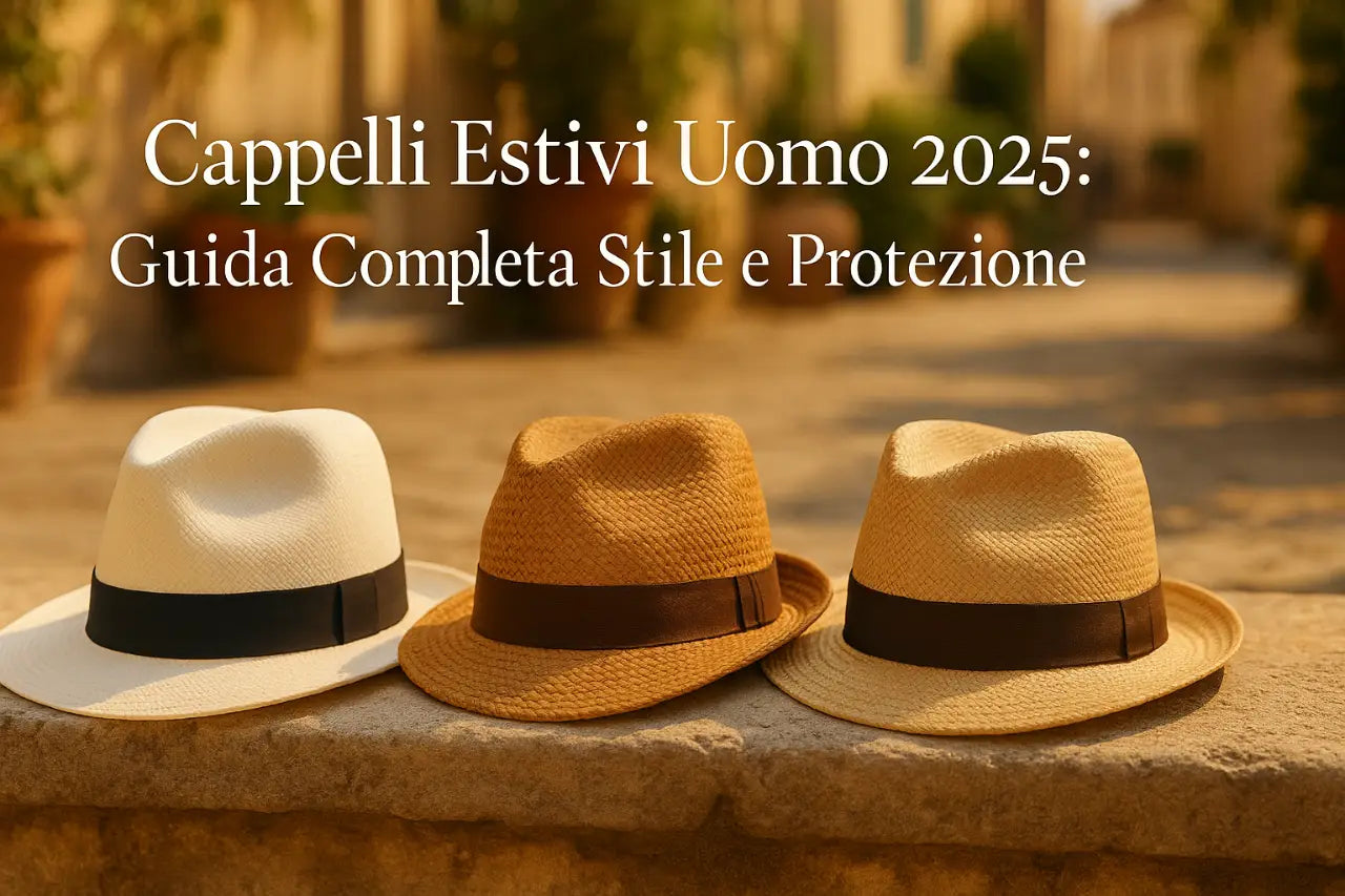 Cappelli estivi uomo 2025 guida completa stile protezione artigianali