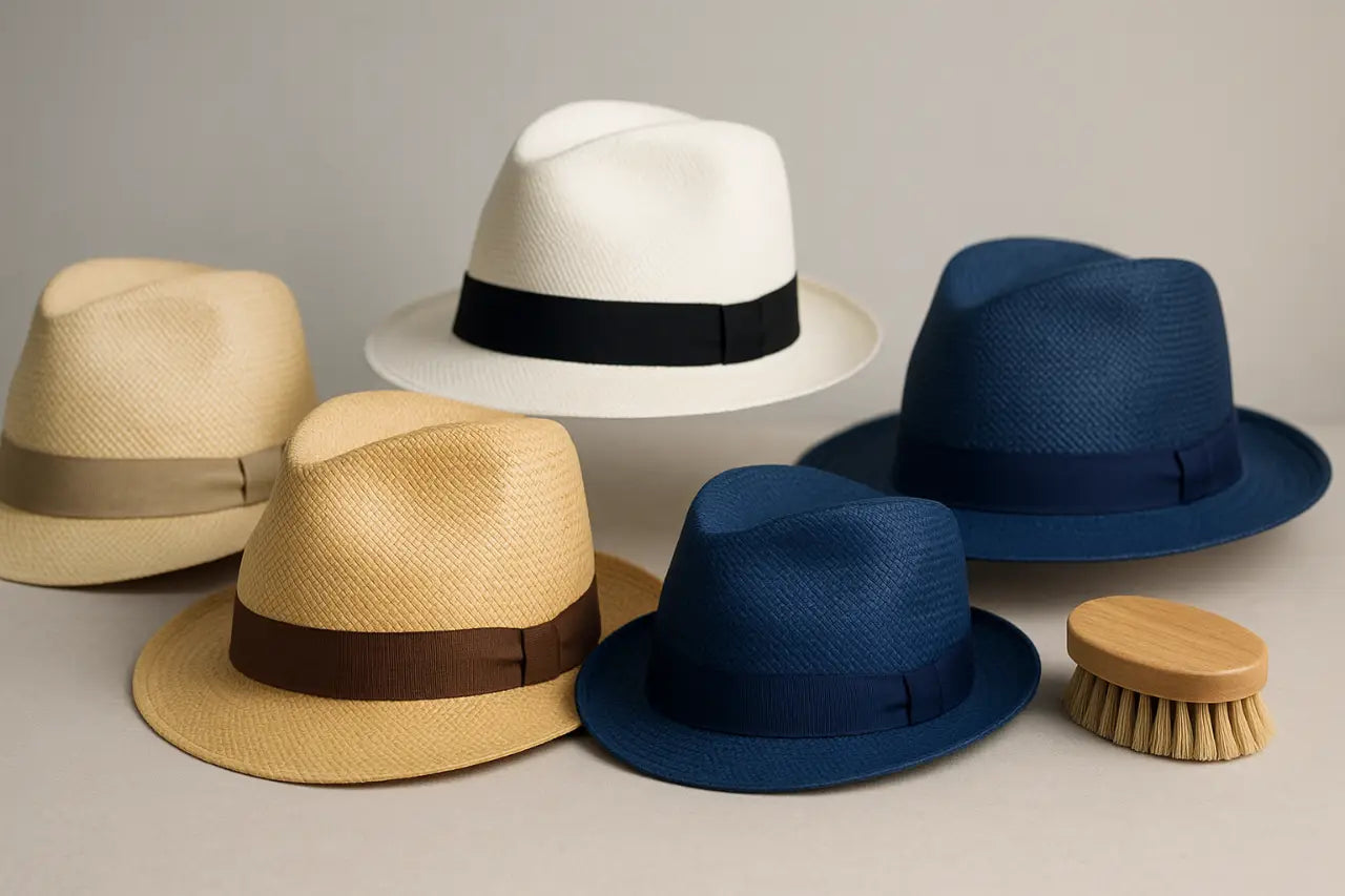 Collezione cappelli Panama estivi uomo eleganti varietà modelli