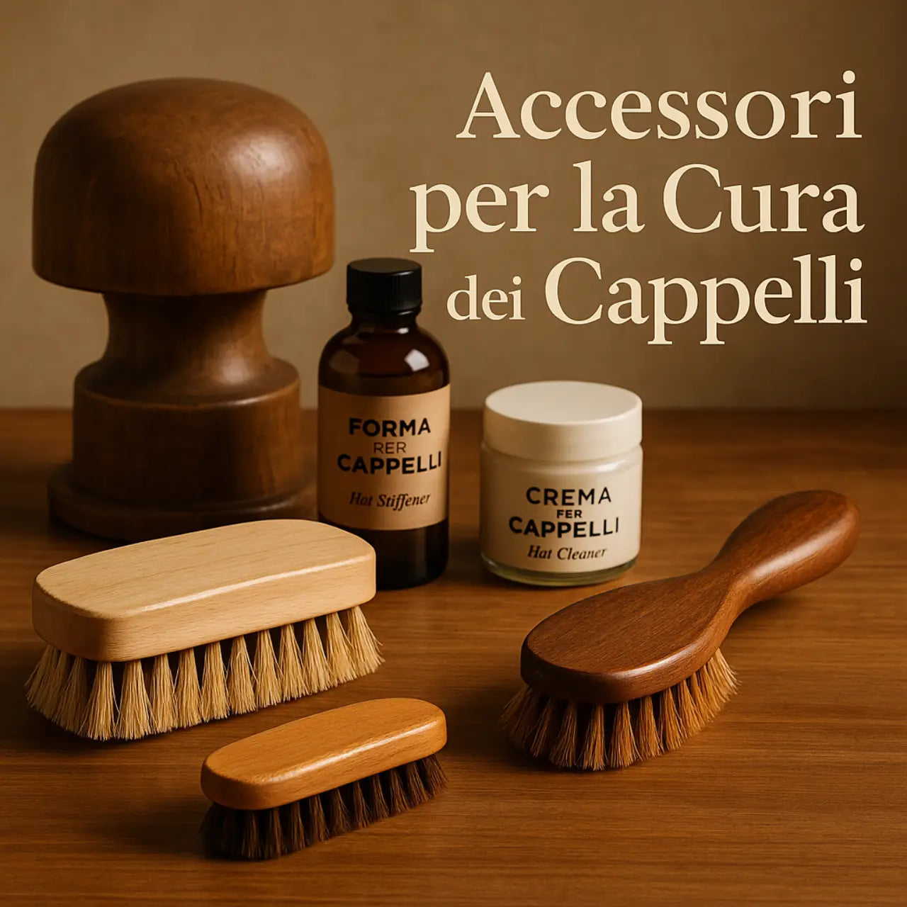 Conservazione cura cappelli estivi uomo manutenzione professionale