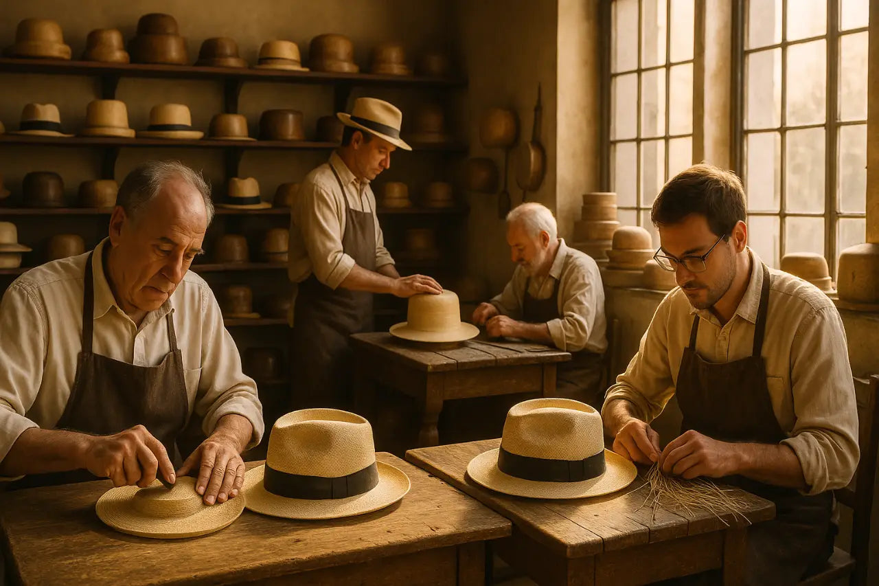 Maestri artigiani italiani tradizione cappelli estivi eccellenza