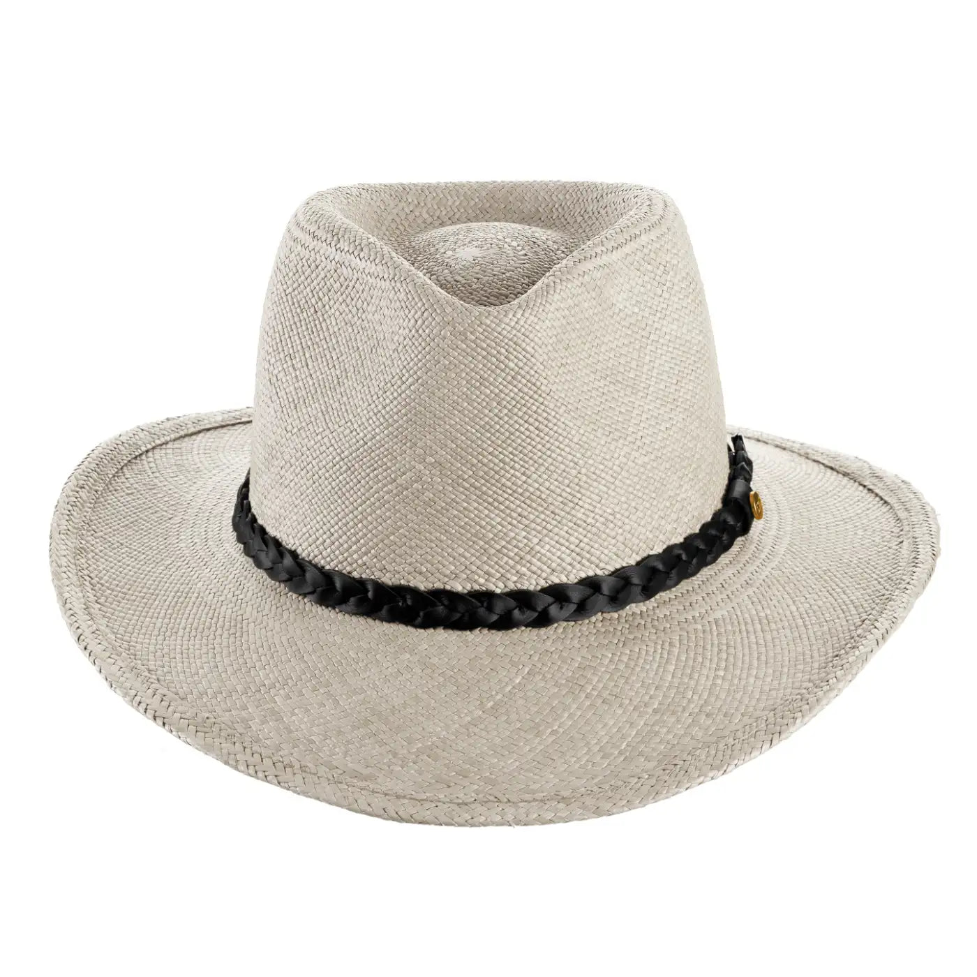 Cappello Panama In Paglia Fedora Trilby – Uomo E Donna – Tesa Corta 3,5 Cm – Pieghevole – Regolabile Da 52 A 60 Cm – Estate