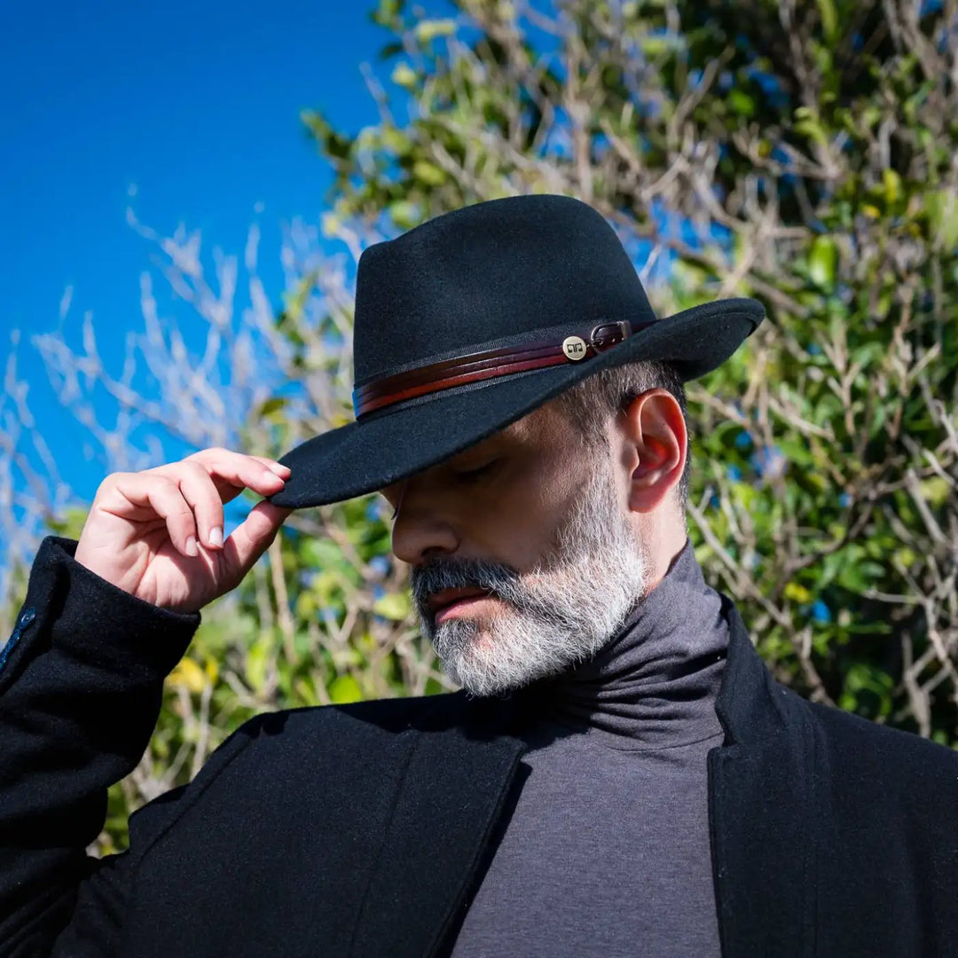 Fedora Classico Uomo in Lana Antipioggia Fatto in Italia