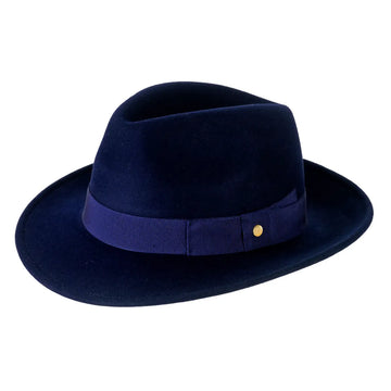 Cappello Fedora in Feltro di Morbido Cashmere Antipioggia