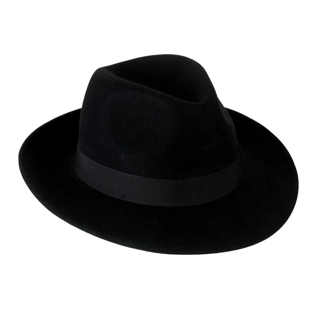 Cappello Fedora in Feltro di Cashmere Antipioggia