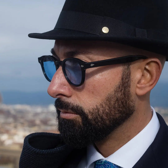 Cappello Trilby Classico in Feltro Raso di Lapin con Fodera