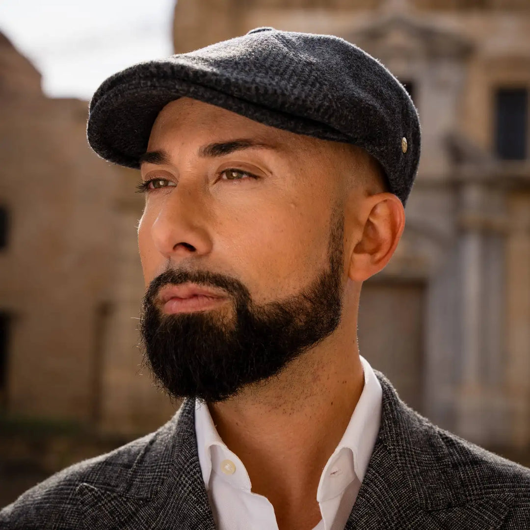 Coppola Inglese Invernale in Lana Vergine Foderata