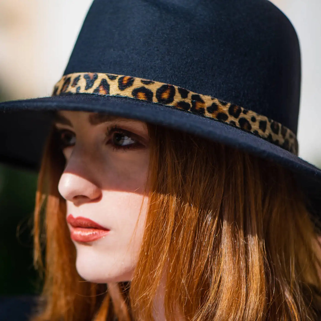 Cappello Da Barca In Feltro Nero - The Hawk – Agnoulita Hats - Foto 11