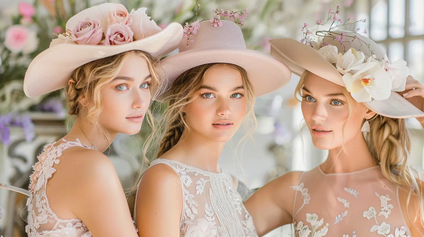 Outfit matrimonio estate cappello coordinato abito pastello giardino